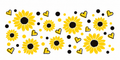 Daisy Florals Cup Wrap