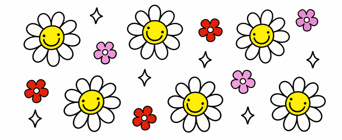 Smiley Florals Cup Wrap