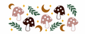 Botanical Mushrooms Cup Wrap