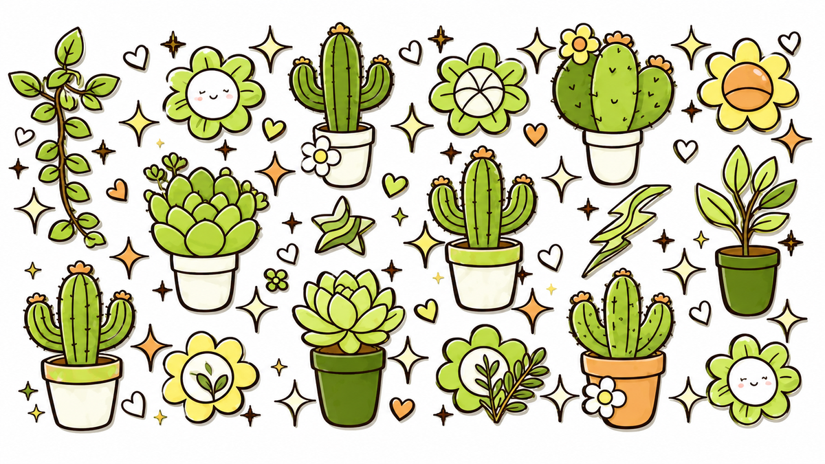 Cactus Botanical Cup Wrap