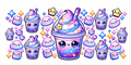 Purple Slushie Cup Wrap