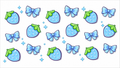 Blue Strawberries Cup Wrap