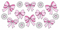 Bow and Florals Cup Wrap