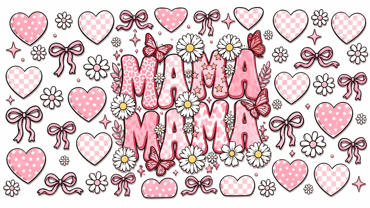 Mama Hearts Cup Wrap