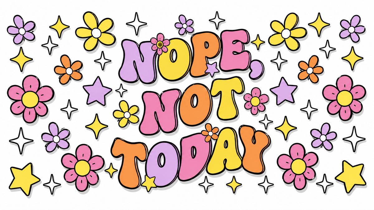 Not Today Cup Wrap